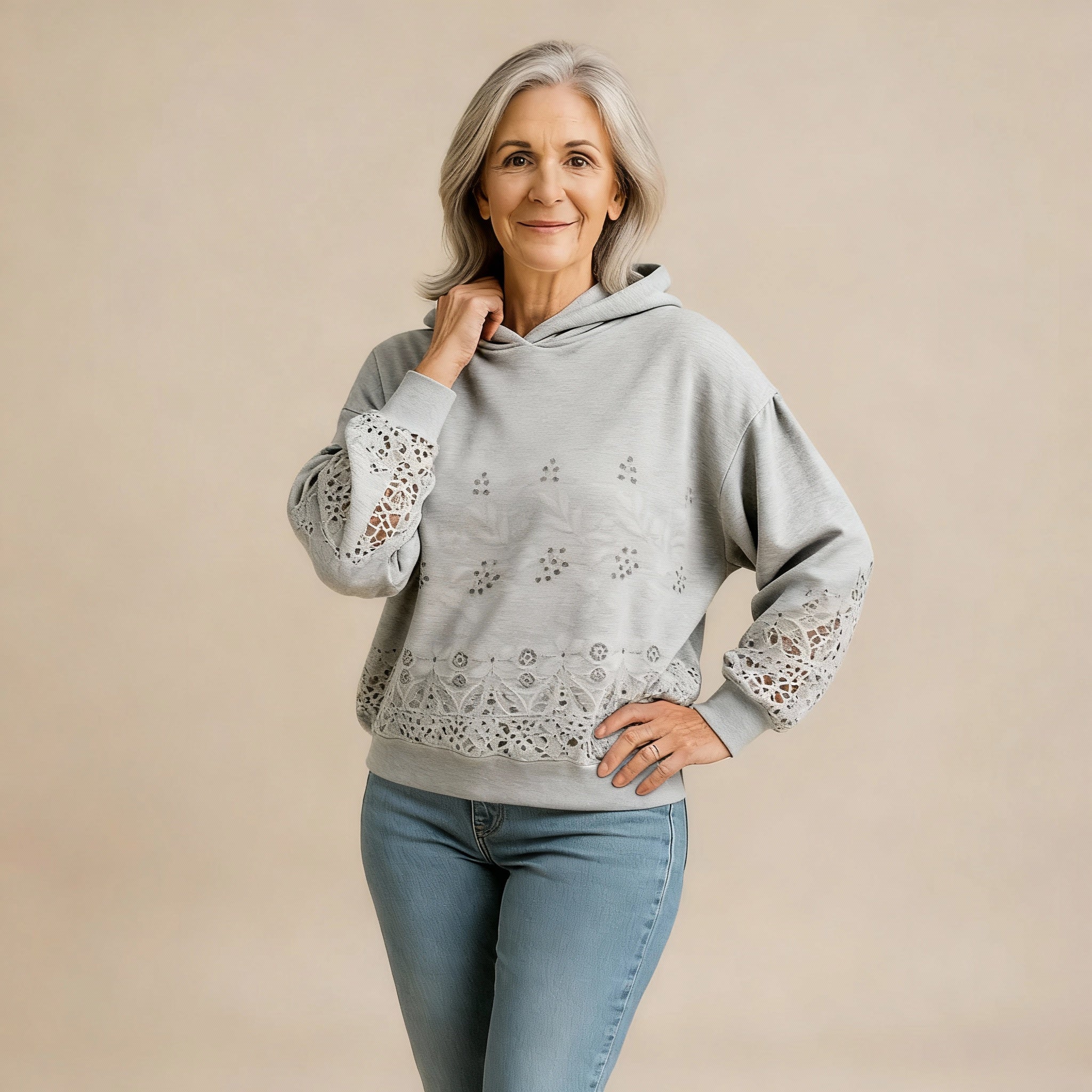 Grace - Sudadera suave al tacto
