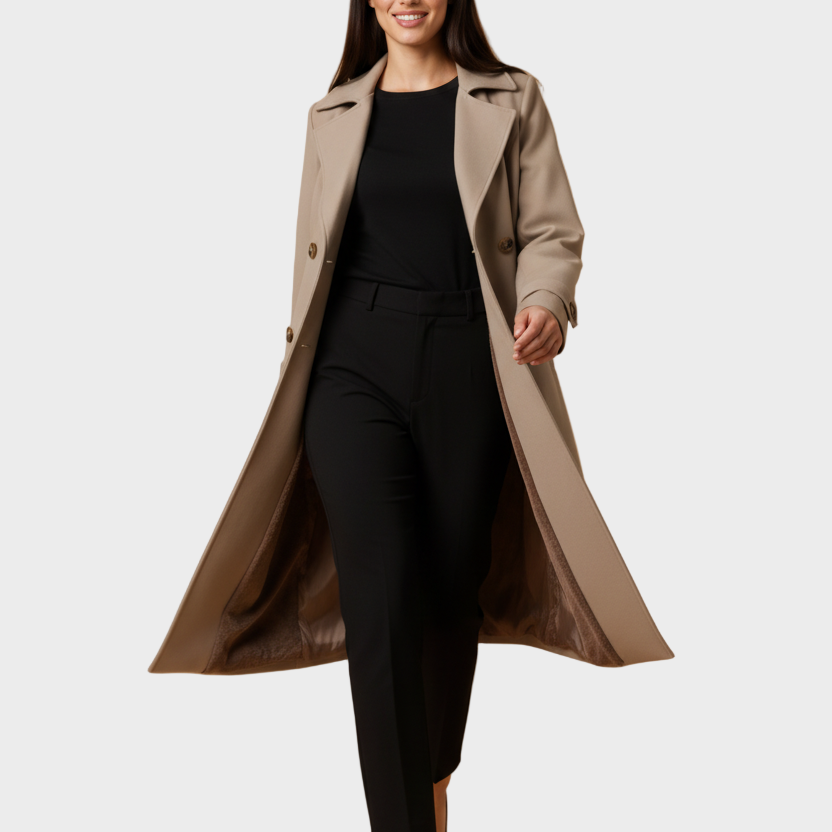 Luisa - Abrigo trench elegante