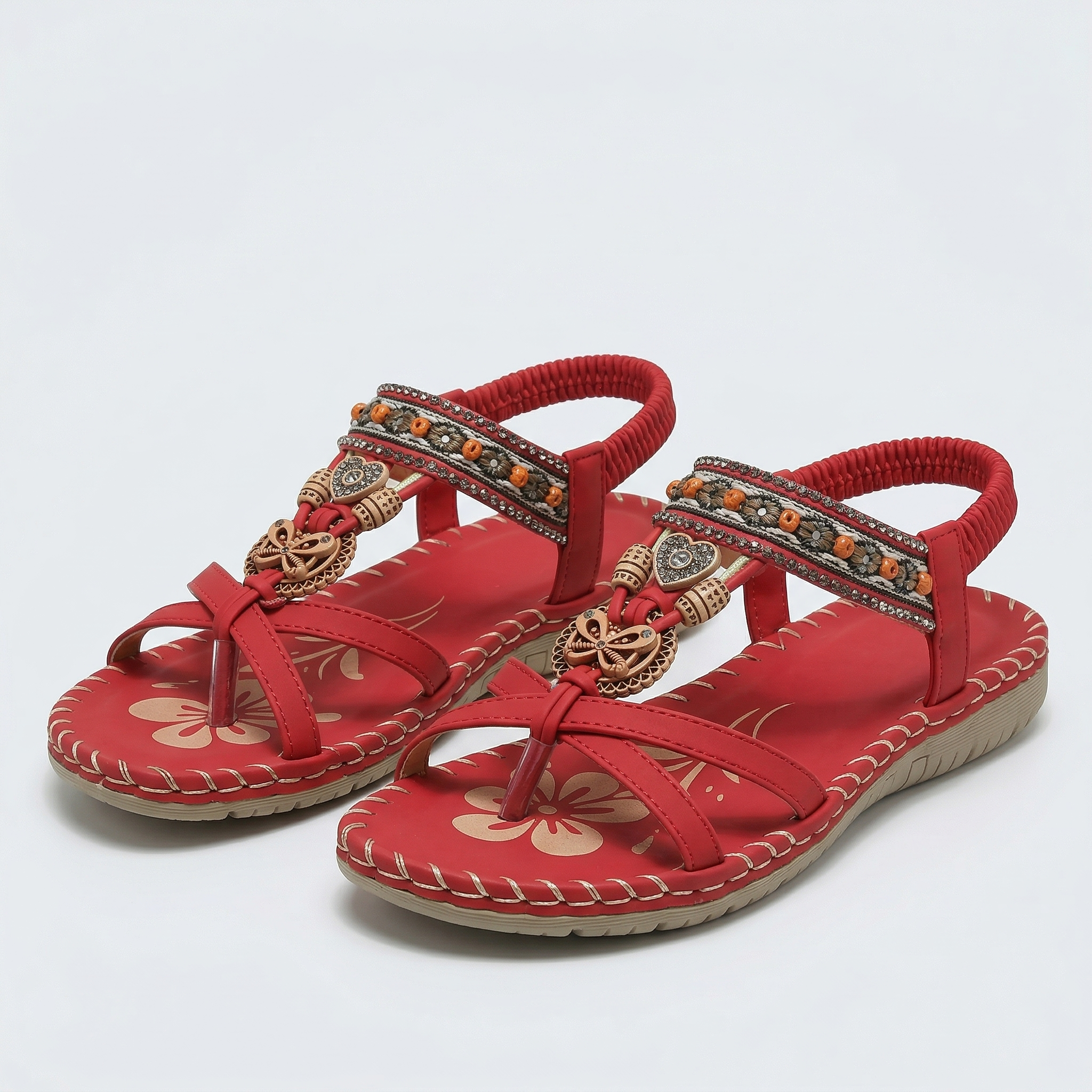 Nada - Sandalias elegantes en estilo boho