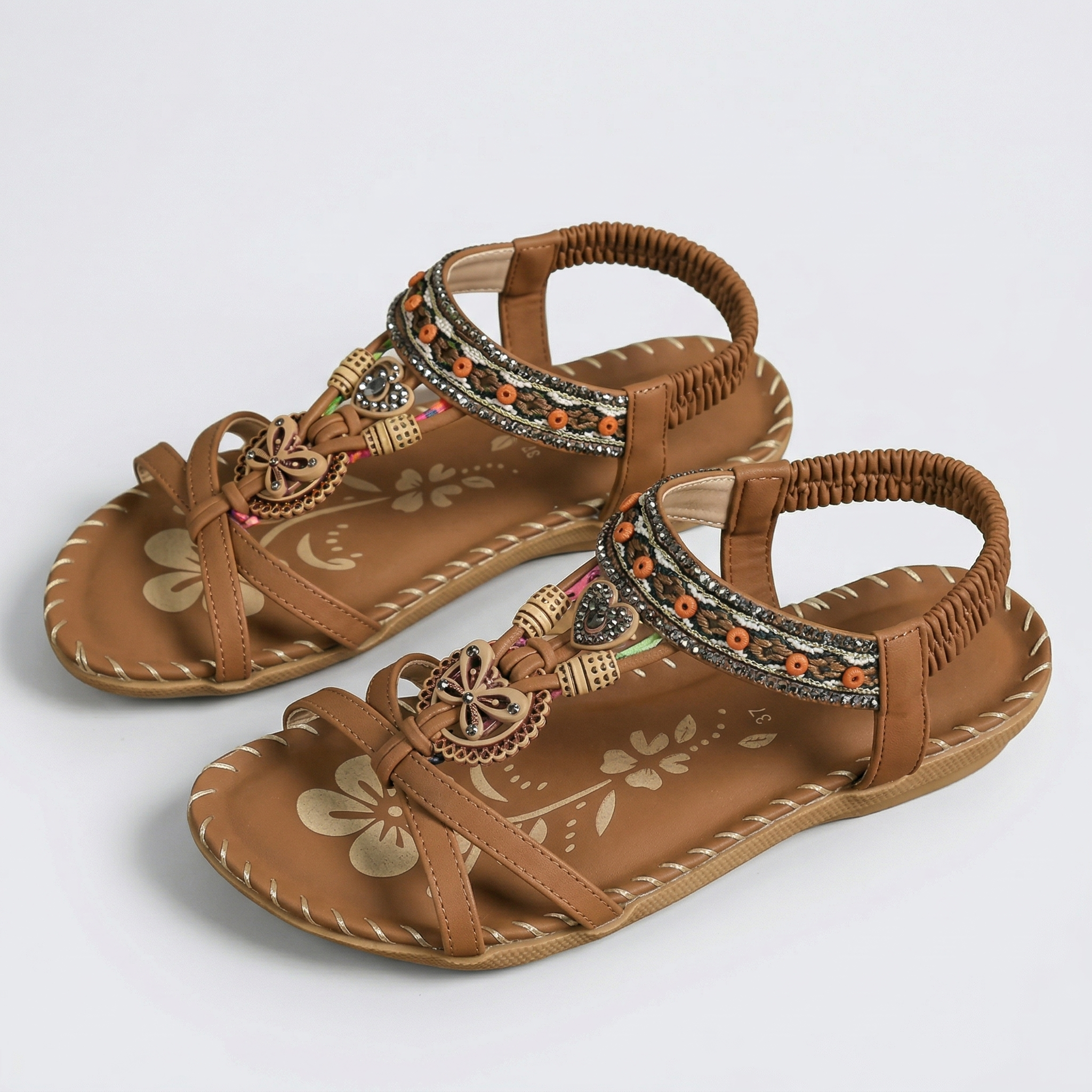 Nada - Sandalias elegantes en estilo boho