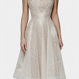 Vestido Largo Dragana con Bordado