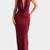 Vestido Elegante Nora con Detalles Plisados