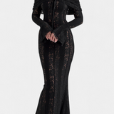 Josipa Maxi Vestido con Hombros Descubiertos