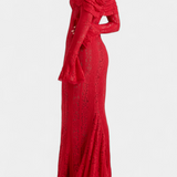 Josipa Maxi Vestido con Hombros Descubiertos