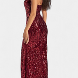 Vestido Halter Marijana con Brillos
