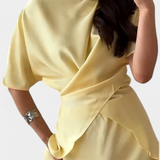 Conjunto Sara con Top de Tiras Cruzadas y Falda Ligera
