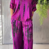Marie | Conjunto estampado de dos piezas