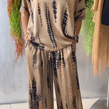 Marie | Conjunto estampado de dos piezas