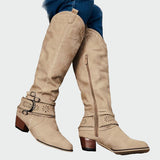 Veselka - Botas de cowboy de cuero retro