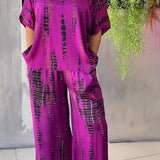 Marie | Conjunto estampado de dos piezas