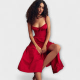 Zipporas – Encantador vestido bustier con estampado floral