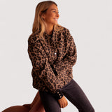 Paulina - Chaqueta de tendencia con leopardo