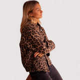 Paulina - Chaqueta de tendencia con leopardo