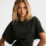 Stana - Camiseta con Mangas Anchas y Hundidas