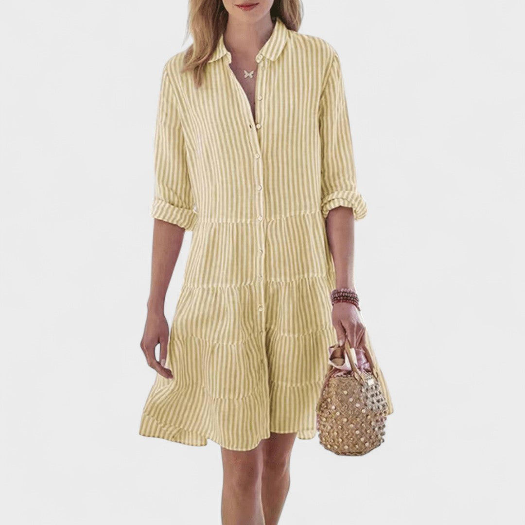 Sara – Vestido de Verano Prugasta