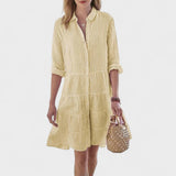 Sara – Vestido de Verano Prugasta