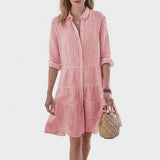 Sara – Vestido de Verano Prugasta