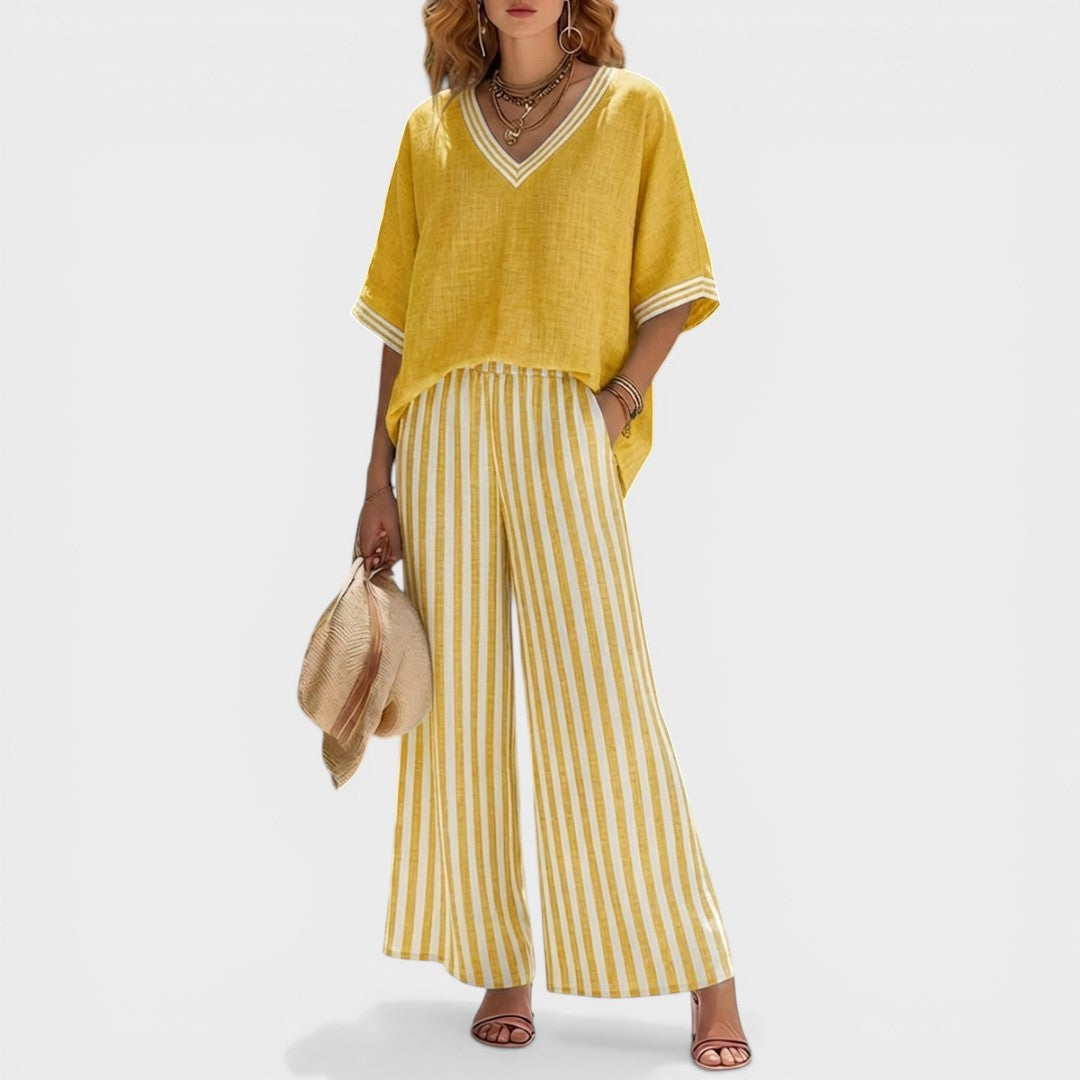 Ana | Conjunto de lino elegante