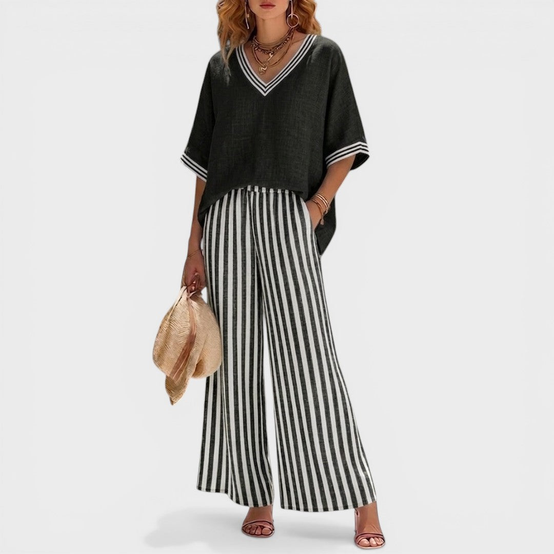 Ana | Conjunto de lino elegante