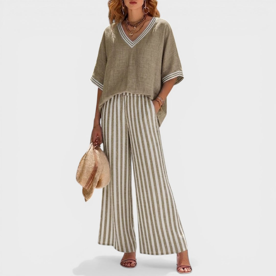 Ana | Conjunto de lino elegante