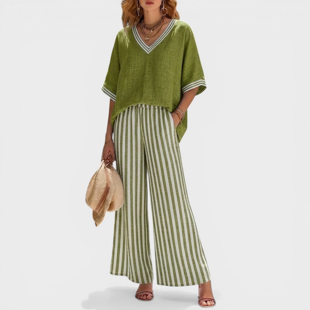 Ana | Conjunto de lino elegante