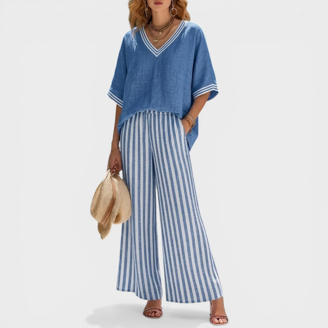Ana | Conjunto de lino elegante