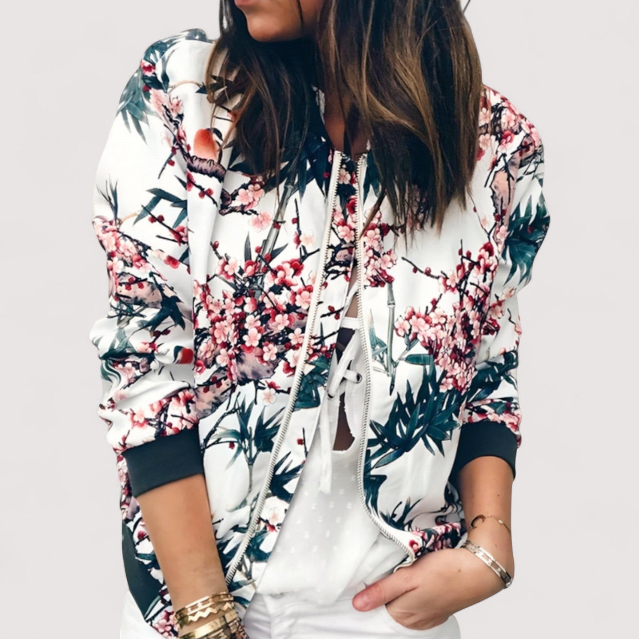 Lidia - Chaqueta bomber estilizada