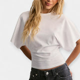 Stana - Camiseta con Mangas Anchas y Hundidas