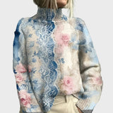 Dania – Jersey de punto con diseño floral