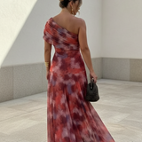 Uma - Vestido largo fluido con diseño elegante