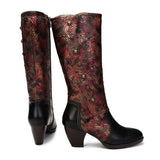 Valeria - Botas en colores artísticos