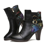 Sara - Botas en colores artísticos