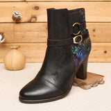 Sara - Botas en colores artísticos