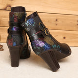 Sara - Botas en colores artísticos