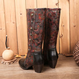 Valeria - Botas en colores artísticos