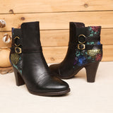 Sara - Botas en colores artísticos
