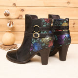 Sara - Botas en colores artísticos