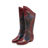 Luna - Bota en colores artísticos
