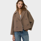 Blanka - Chaqueta corta de doble botonadura Ropa de abrigo elegante