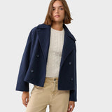 Blanka - Chaqueta corta de doble botonadura Ropa de abrigo elegante