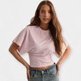 Stana - Camiseta con Mangas Anchas y Hundidas