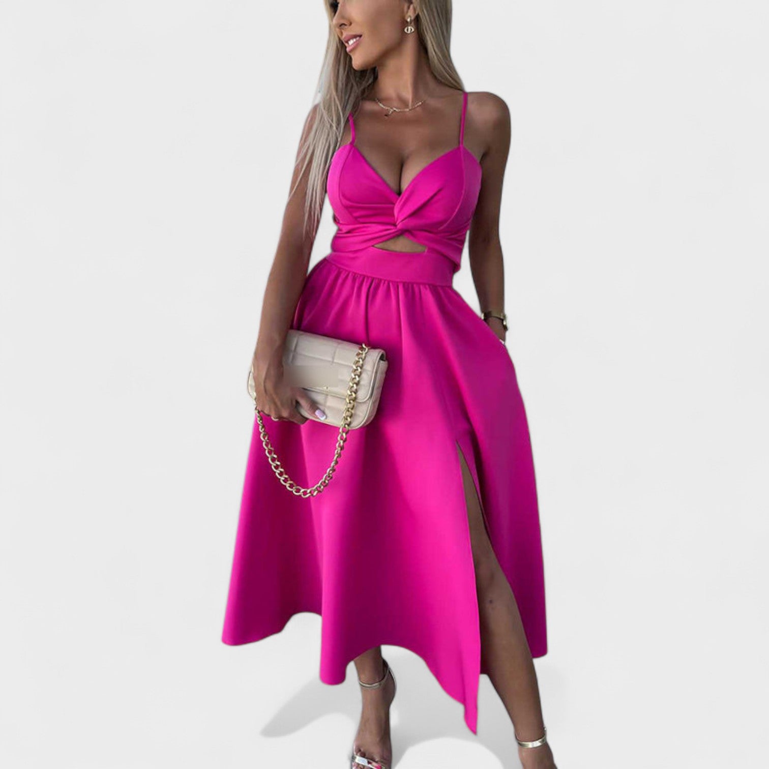 Margarida – Vestido de Verano con Abierto