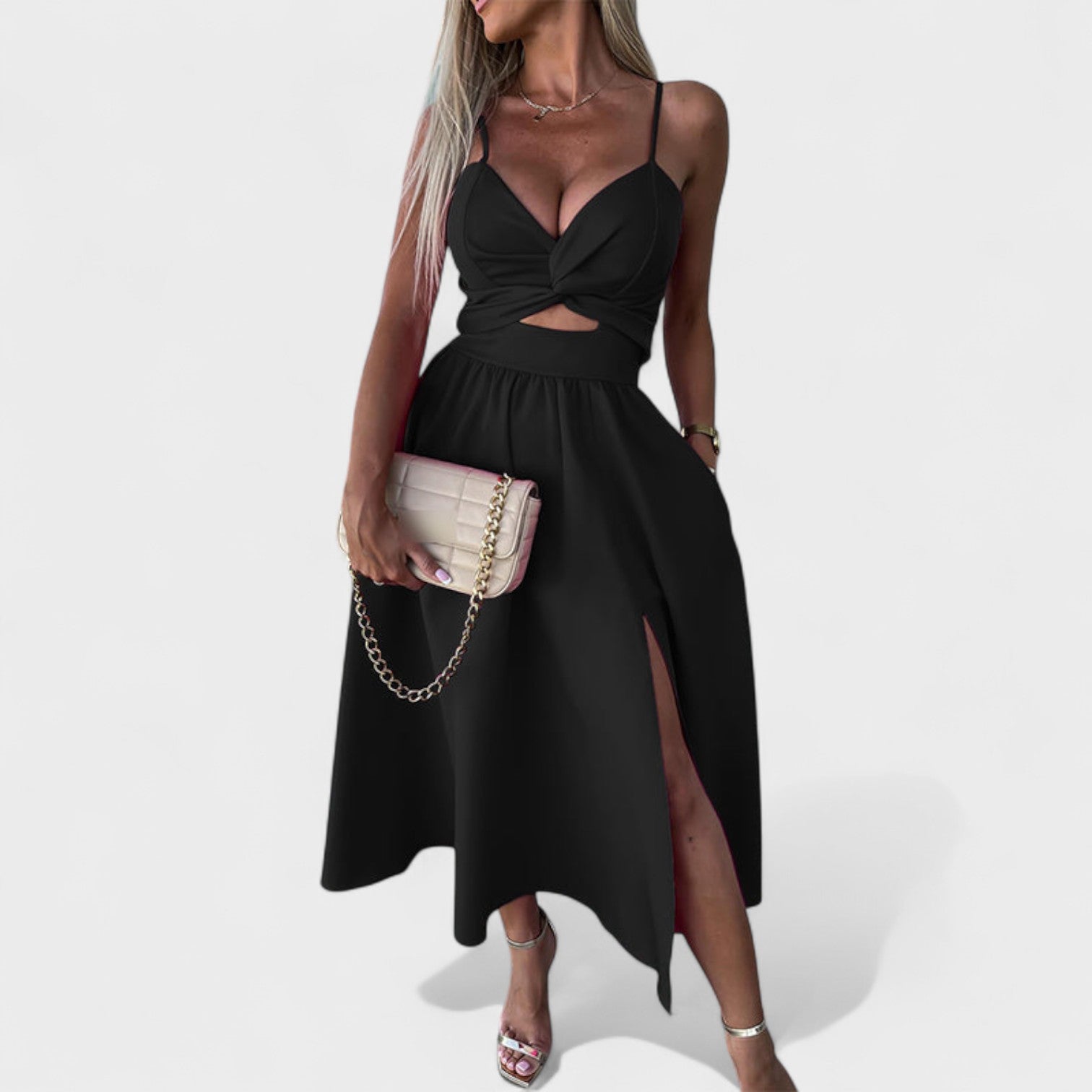 Margarida – Vestido de Verano con Abierto